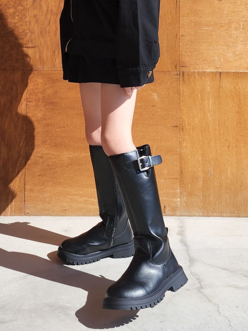 サイドバックル ロングブーツ | キッズ,女の子,靴 | Laulea