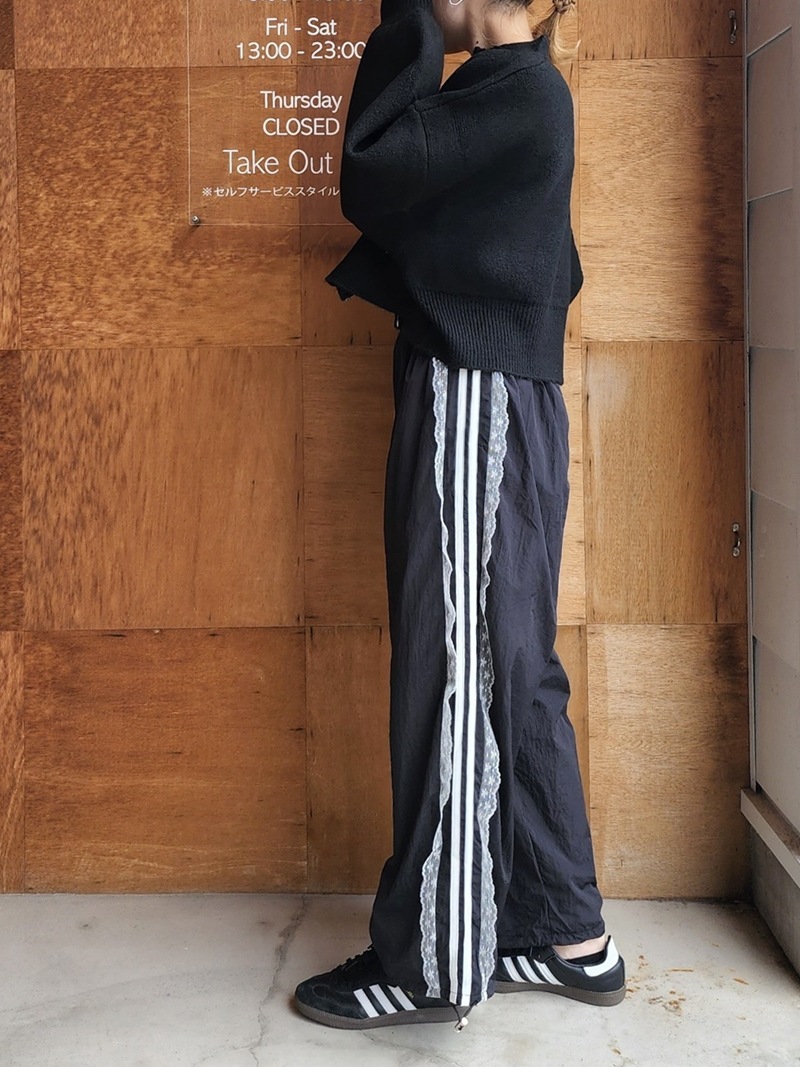 サイドライン レース ナイロンパンツ | レディース,ボトムス | Laulea