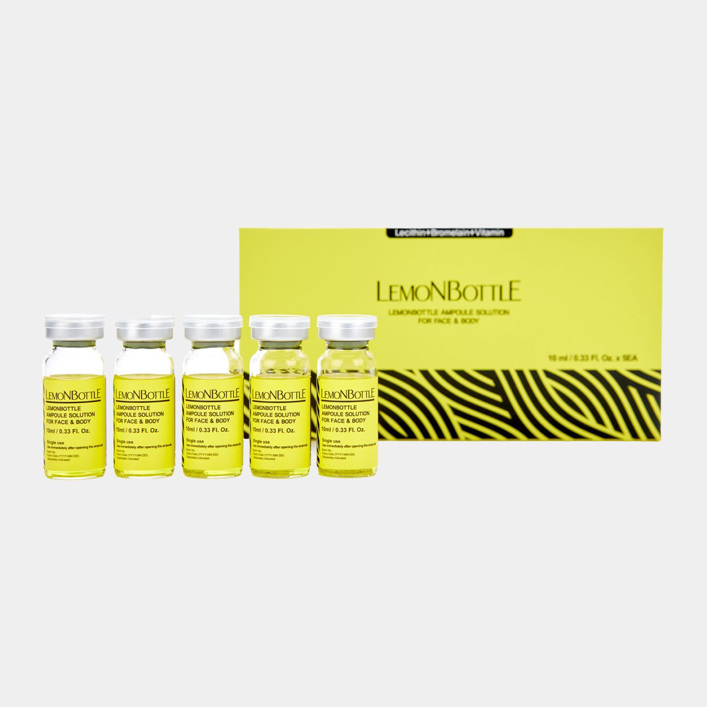 レモンボトル】<br>Lemon Bottle Ampoule Solution 10箱セット
