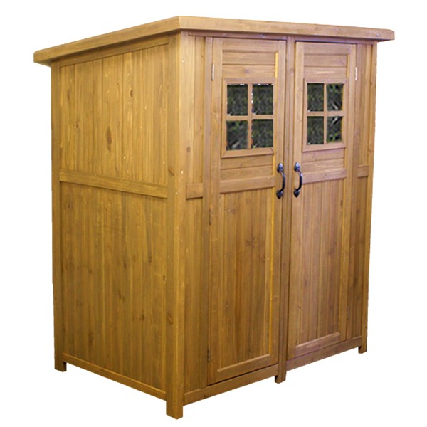 収納庫 物置 木製 大型 ライトブラウン カントリー小屋 大 DNS-0177LBR