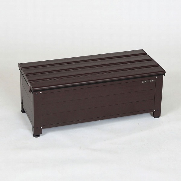 ストッカー 物置 アルミ踏み台ストッカー84 玄関 屋外 ベランダ 縁台