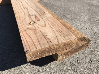 国産杉 ACQ防腐・20×90×4000（5.0kg）無塗装 【法人様限定