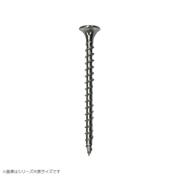 木ビス ラッパ 3.8×38 (650本入り) シルバー 十字穴 SW38ZS SUS410