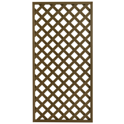 樹脂ラティス フェンス エルベ ［カフェオレ］ 1800×900mm 芯材入り