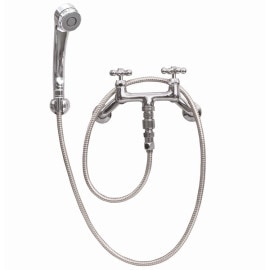 シャワーヘッド付き 混合水栓 真鍮　不具合有 シャワーヘッド付き 混合水栓 真鍮 不具合有