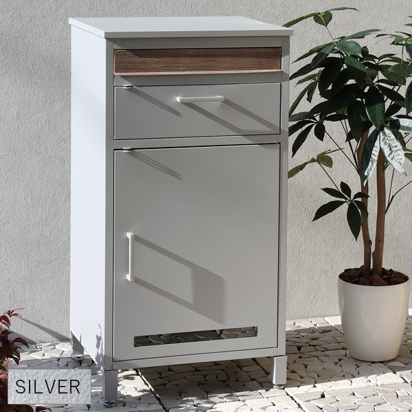 宅配ボックス 郵便ポスト一体型 Jake ジェイクシルバー 置き配 荷物