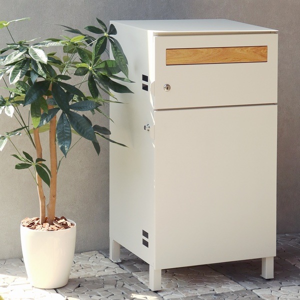 宅配ボックス 郵便ポスト一体型 Gian ジャン グレージュ PBX-015