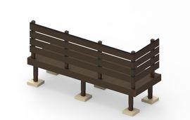 �͹��ڥ��������ǥå�H800�ե���2�� 0.75�� 1.5�֡�3�� W2615��D920��H400��600���ܳ�DIY��