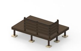 �͹��ڥ��������ǥå�H800�ե���2�� 1.5�ڡ�1.5�֡�6�ܡ�W2615��D1820��H400��600���ܳ�DIY��