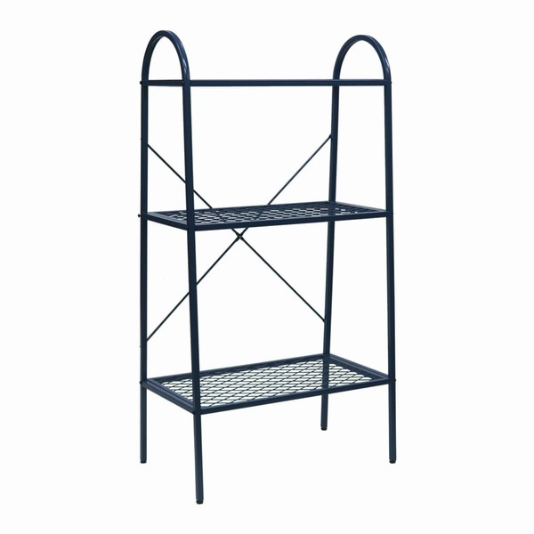 スチールラック 3段 幅61cm 高さ110cm ブルーグレー (TW002BLU) TWILL