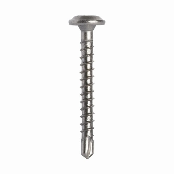 板金ビス 4.2×45 (350本入り) シルバー 四角穴2番 REAL45 SUSXM7