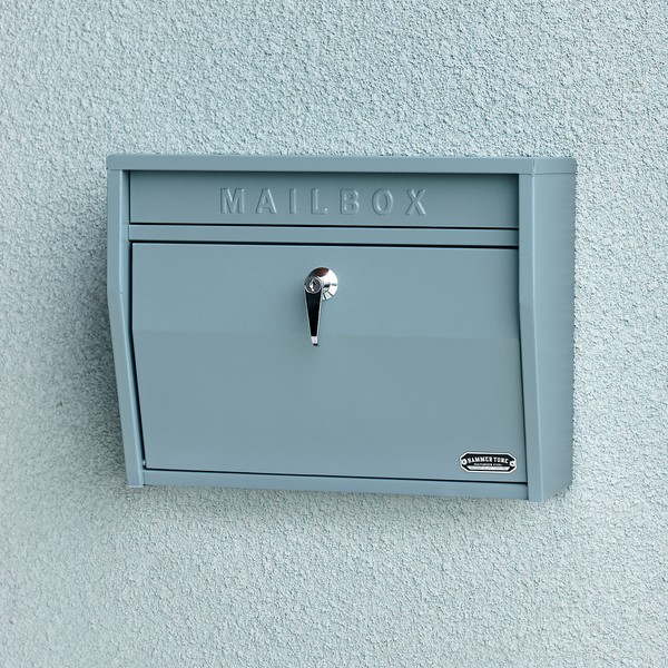 MJ PT SST　スタンドポスト　郵便ポスト　ブルー　グレー MJ PT SST スタンドポスト 郵便ポスト ブルー グレー