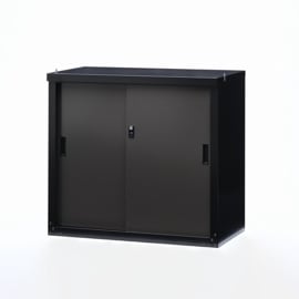 ʪ�� ��Ǽ�� �������� �Ҹ� �֥�å�/���å��奰�졼 ��89cm �⤵83cm �����Ѽ�Ǽ��83  HS-83(BK/AGY) ����