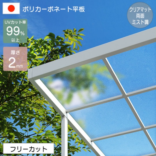 �ڥե꡼���åȡ� ��ɽ�����ʤϺ�����ʤǤ� �ݥꥫ���ܥ͡����� ʿ�� 2mm ���ꥢ�ޥå�ξ�̡ʥߥ���Ĵ�� �ڤ���� UV���å� �糰�� ξ���Ѹ� �����ꥹ