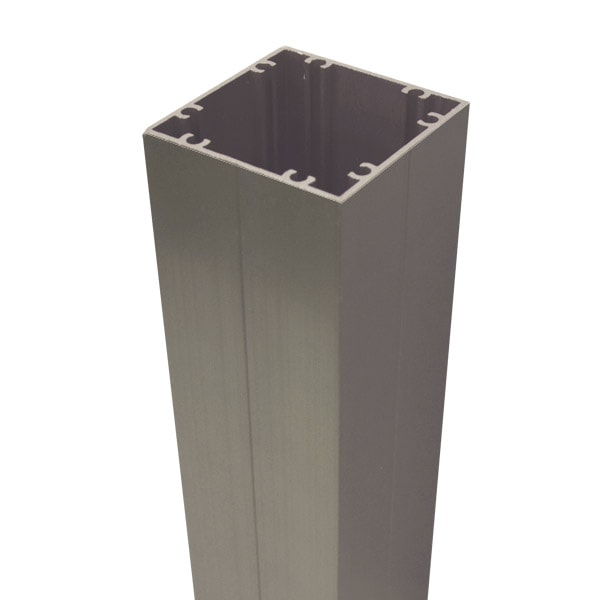 アルミ支柱50角 50×50×2000mm (2.0kg) ステンカラー t1.5mm リーベ