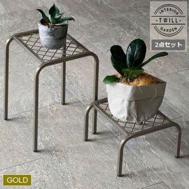 鋳鉄プランター2点セット