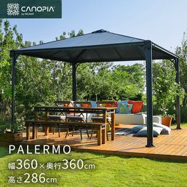 ������ �ѥ���� �ѥ���3600 Palram Canopia PALERMO12��12 �첰 �Ͱ� �緿 ���ܽ�����̵�� ����ʳ������Ӹ���