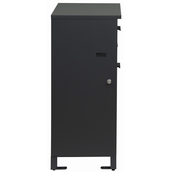 宅配ボックス 郵便ポスト一体型 木目調 Maisie メイジー ダークグレー