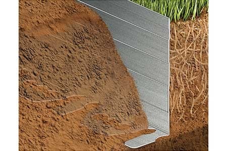 ガーデンエッジ 見切材 Lタイプ アルミエッジ50 高さ50mm×2m×3本セット