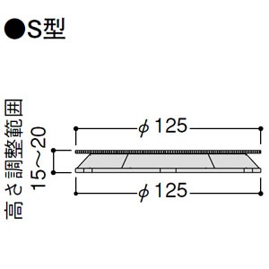 �ե��� �ޥ���ݥ��� S����Ĵ������15��20mm�ˡ�MPSTS��