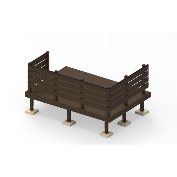 �͹��ڥ��������ǥå�H800�ե���3�� 1.5�ڡ�1.5�֡�6�ܡ�W2615��D1820��H400��600���ܳ�DIY��