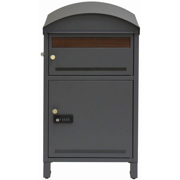 宅配ボックス 郵便ポスト一体型 リーノ グレー (PBX-106) ※北海道+1500