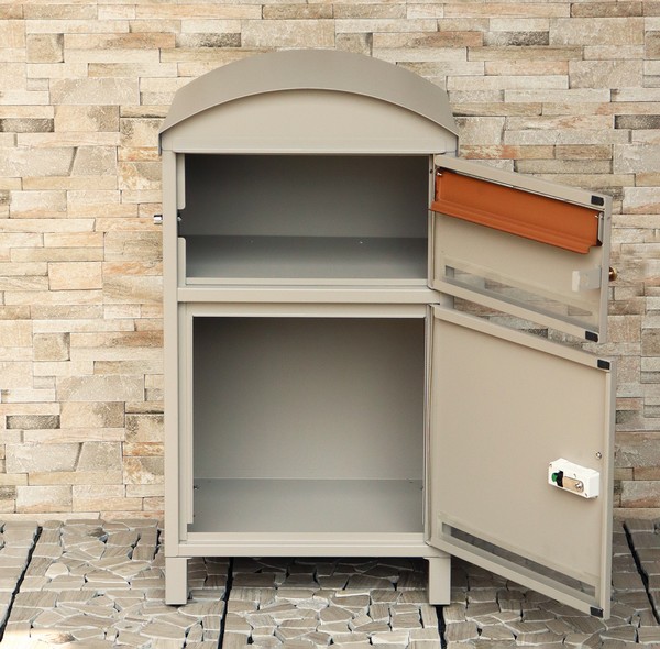 宅配ボックス 郵便ポスト一体型 リーノ ライトベージュ (PBX-107