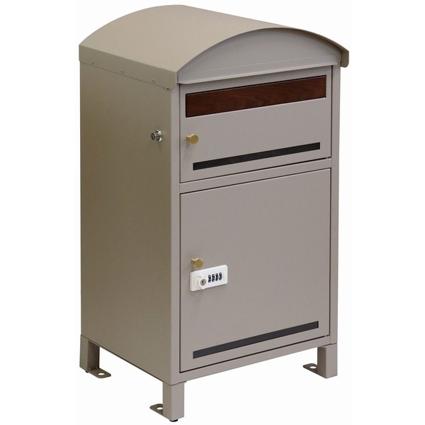 宅配ボックス 郵便ポスト一体型 リーノ ライトベージュ (PBX-107