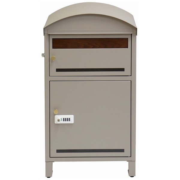 宅配ボックス 郵便ポスト一体型 リーノ ライトベージュ (PBX-107