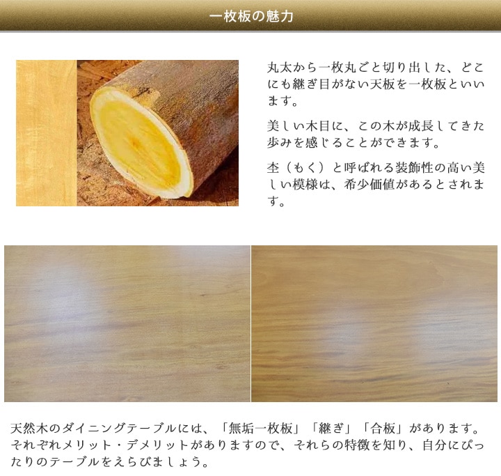 一枚板ダイニングテーブル 座卓 幅149.8×奥行92×厚4.5cm 無垢一