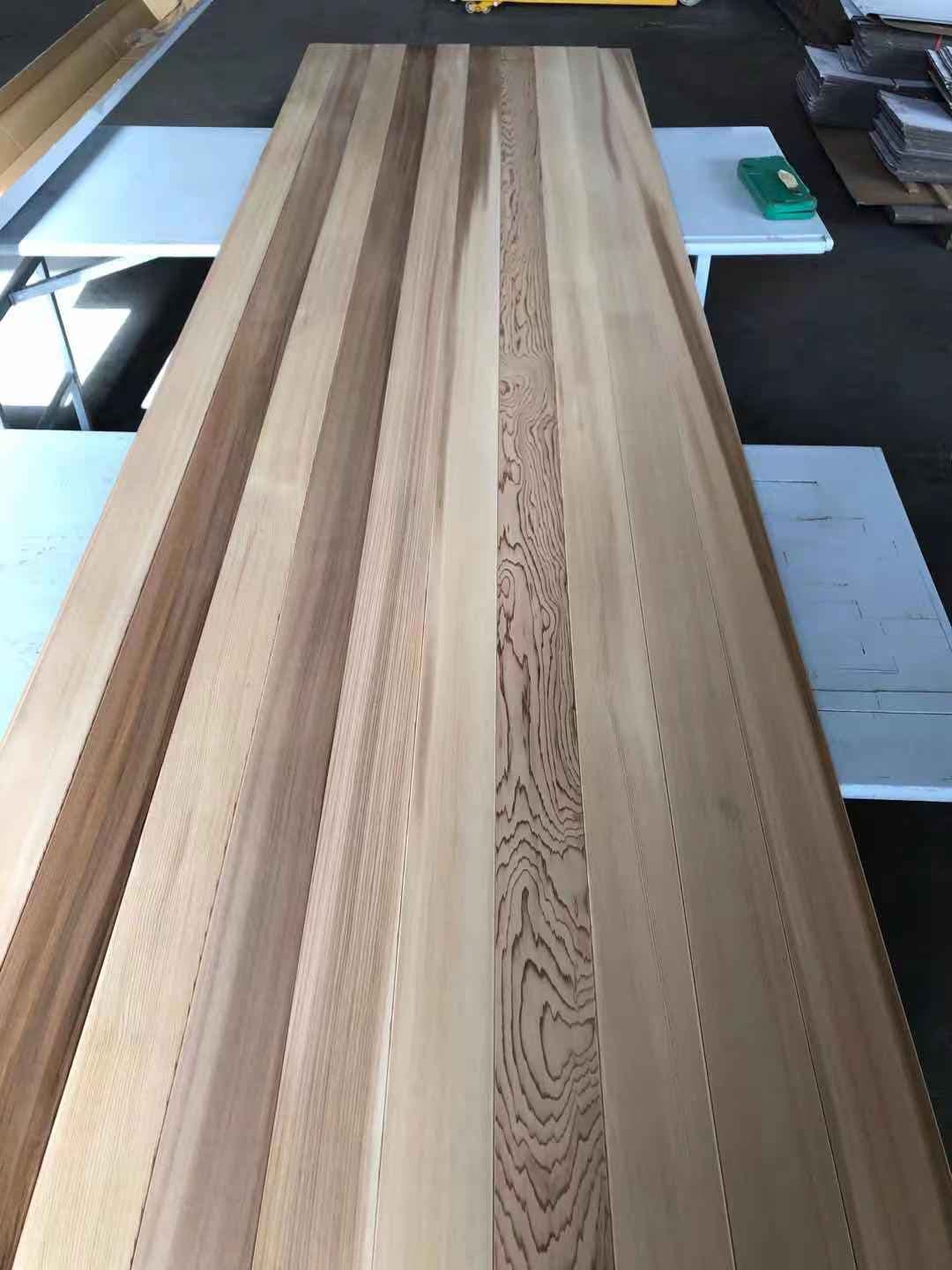 米杉 羽目板 パネリング材 無垢材 無節 無塗装 8×88×1830mm【1ケース 