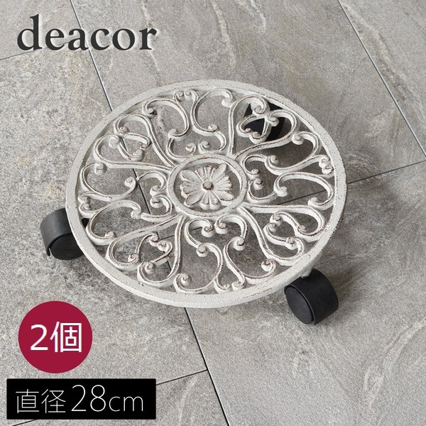 �����������ץ�󥿡�������ɥ��㥹������ 28cm deacor �ǡ����� 2���� ����ƥ������ۥ磻�� (IF-N0036-2P-WHT) ���̳�ƻ�����졦Υ�������Բ�