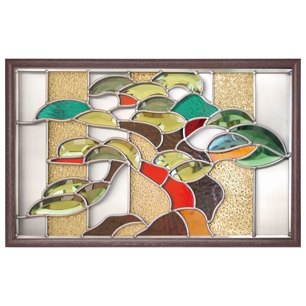 ステンドグラスカラー飾リミラー(89)