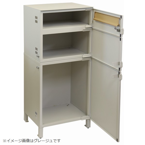 宅配ボックス 郵便ポスト一体型 ジャン 宅配2段タイプ ダークグレー
