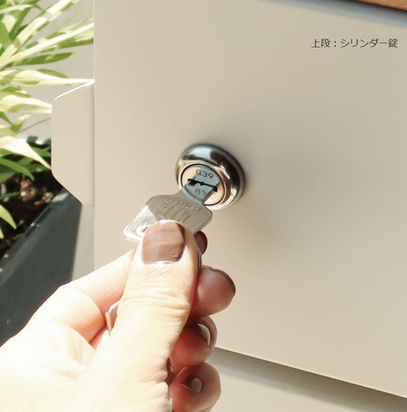 宅配ボックス 郵便ポスト一体型 Gian ジャン グレージュ PBX-015