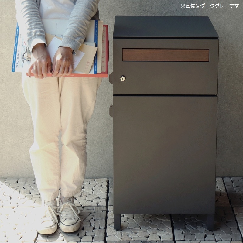 宅配ボックス 郵便ポスト一体型 Gian ジャン グレージュ PBX-015
