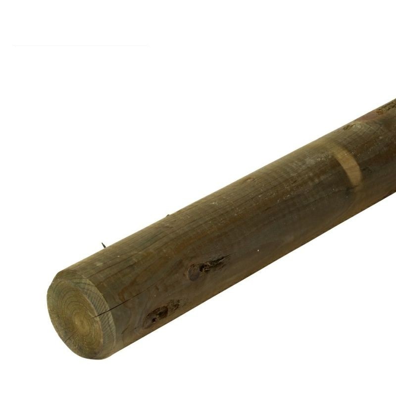 杉 桧 丸太杭 Φ65(タナリスCY防腐加工）65×65×900mm（2.7kg
