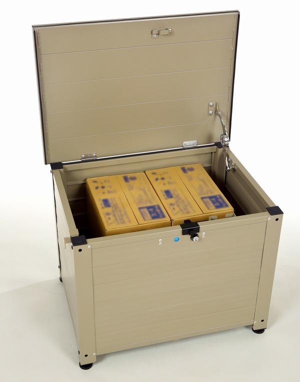 宅配ボックス ベンチボックス 幅64cm レシーボ TRA-64(TGY) ※沖縄