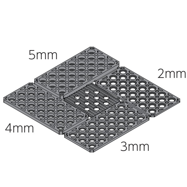 �ϥ�ǥ����åɡ���٥�Ĵ����2��3��4��5mm (10���å�����) HK-S-LV2-10