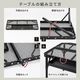 �����ǥ�ơ��֥�3�����å� ��90cm �֥�å� (STF-CMT90-3PS-BLK) �ޤꤿ���� ��å���ơ��֥� ���̳�ƻ��1500��