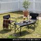 �����ǥ�ơ��֥�3�����å���81cm �֥�å� (STF-BRT78-3PS-BLK) �ޤꤿ���� �֥�å��ơ��֥� ���̳�ƻ��1500��