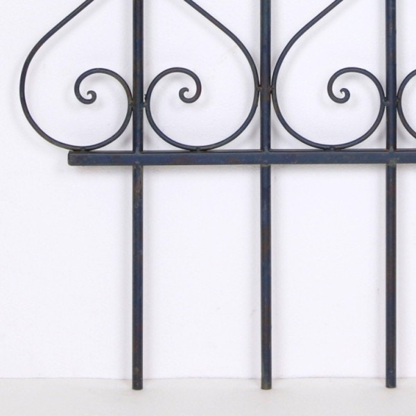 アイアンフェンス 幅70×高さ73cm ブリティッシュフェンスブラック