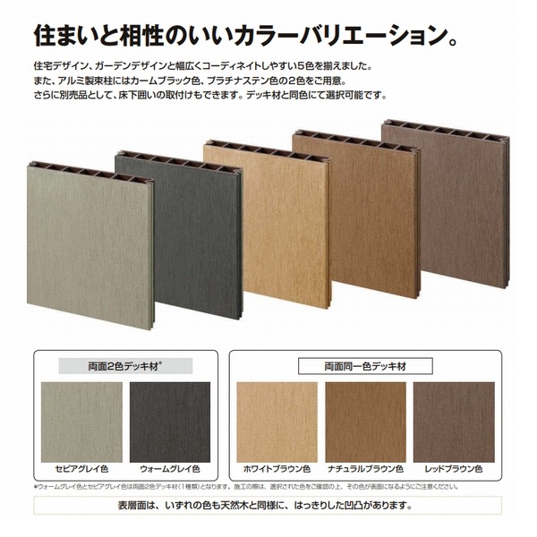 Ykkap リウッドデッキ0 3 5間 6251 9尺 27 高さ550 700ｍｍ