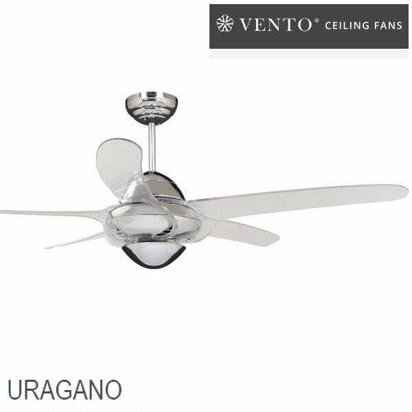 シーリングファン VENTO ウラガノ クリア [VF-UG54CH-CL] リモコン付