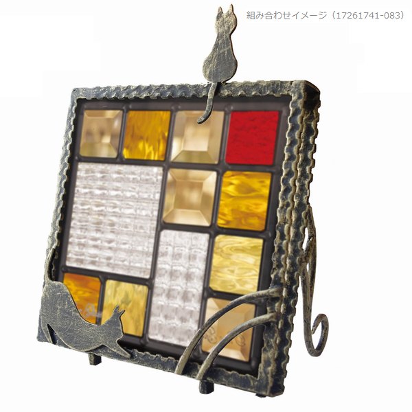 ステンドグラス専用アイアンフレーム 置き型 『ピュアスタンド』 SH-D