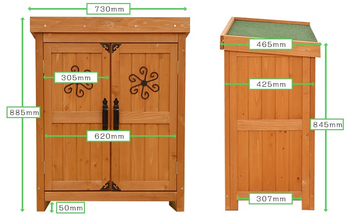 物置 小型収納庫 木製 ブラウン オーデンi 屋外 庭 ストッカー ガーデニング 屋外収納 在庫