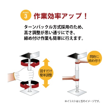 匠力 l型鋼製束 Ndl2437 グレー 対応寸法 240 370mm 在庫限り