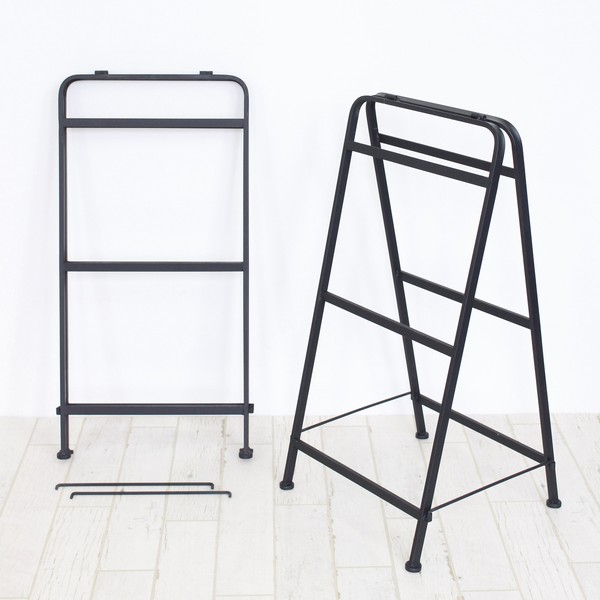 アイアンラックスタンドLOWセット 高さ85cm (6489) ※棚板は付属してい