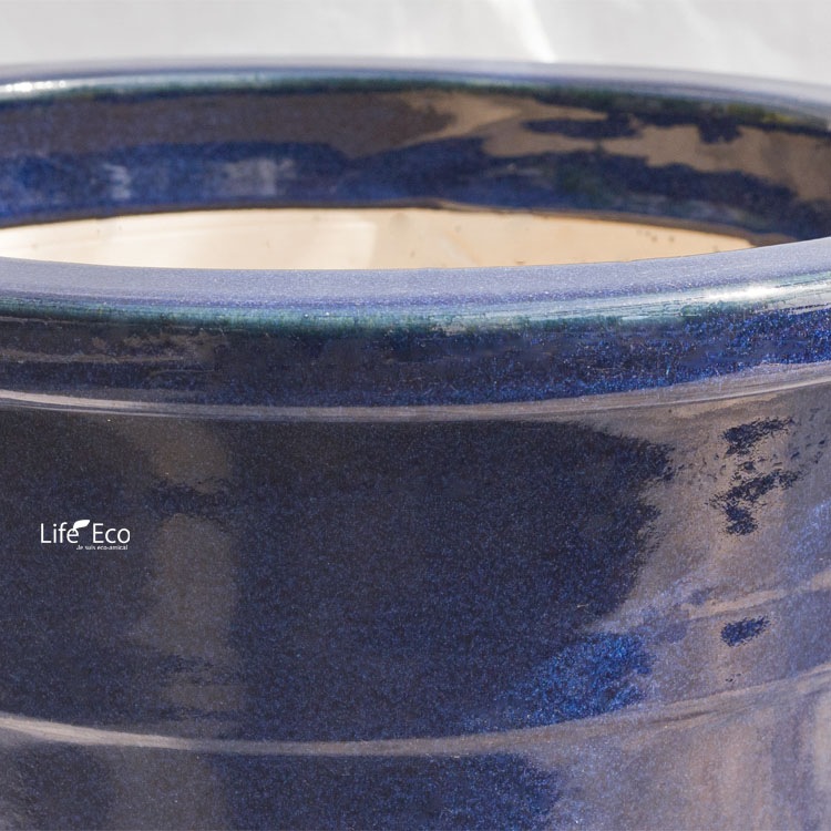 植木鉢 信楽焼 生子（ナマコ）ケンガイ φ32cm×H33cm（11号）【送料F】