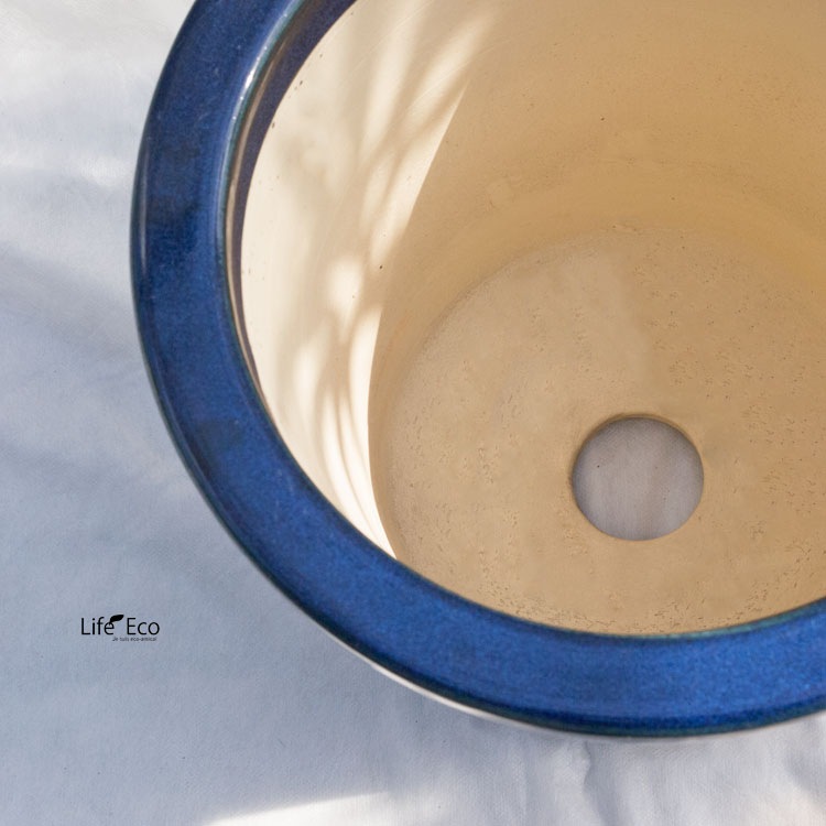 植木鉢 信楽焼 生子（ナマコ）ケンガイ φ32cm×H33cm（11号）【送料F】